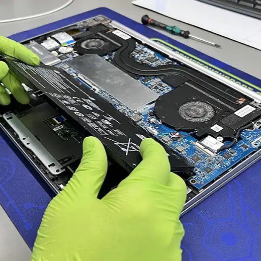 Laptop battery replacement in Wylie, TX